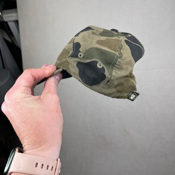 Howler Bros Embroidered Yellow Palm Tree Camo Adjustable Hat One Size Men's - Picture 3 of 5